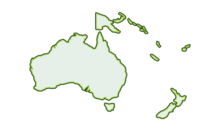 Map of Oceania