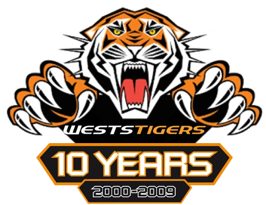 Wests Tigers - 10th Anniversary